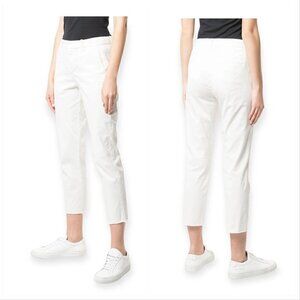 Nili Lotan Montauk Pant in  Eggshell, Size 12, NWT